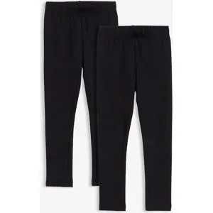 bonprix Thermo-Leggings (2er Pack)schwarz 92Mädchen