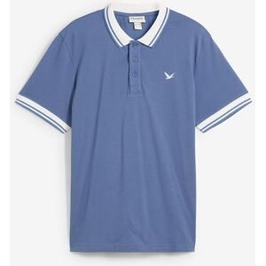 bonprix Piqué-Poloshirt aus reiner Bio-Baumwolleblau 44Herren