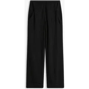 bonprix Weiche Yogahose mit Viskose und Eingriffstasche, schnelltrocknendschwarz 36Damen