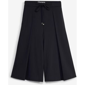 bonprix Ultraleichte Sport-Culottes mit Zierfalten, schnelltrocknendschwarz 44Damen
