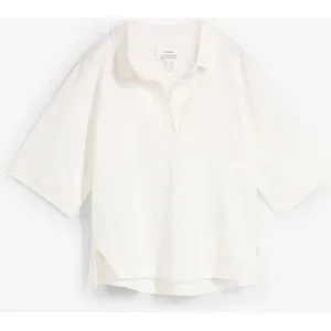 bonprix Poloshirt aus reiner Bio-Baumwolleweiß 40Damen