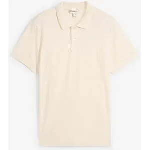 bonprix Piqué-Poloshirt aus reiner Bio-Baumwollebeige 68Herren