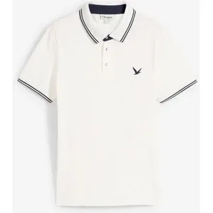bonprix Piqué-Poloshirt aus reiner Baumwolleweiß 64Herren