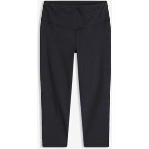 bonprix Sport-Caprileggings aus stabilem Baumwollgriffschwarz 40Damen