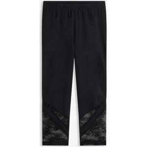 bonprix Capri-Leggings mit Spitzeschwarz 36Damen
