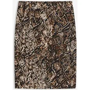 bonprix Jersey-Rockschwarz 44Damen