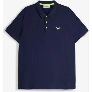 bonprix Piqué-Poloshirt aus reiner Bio-Baumwolleblau 64Herren