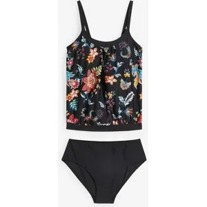 bonprix Oversize-Tankini (2-tlg.Set)  mit verstellbaren Trägernschwarz 50Damen