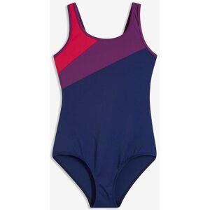 bonprix Schnelltrocknender Sport-Badeanzug mit Kontrast-Einsätzenblau 54Damen