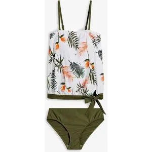 bonprix Bandeau-Tankini (2-tlg.Set) mit Multiway-Trägerweiß 36Damen