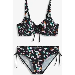 bonprix Bügel-Bikini Set, 2 Stk. Minimizer-Passform, toller Alloverdruck
