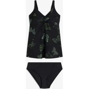 bonprix Long-Tankini (2-tlg.Set)schwarz 52Damen