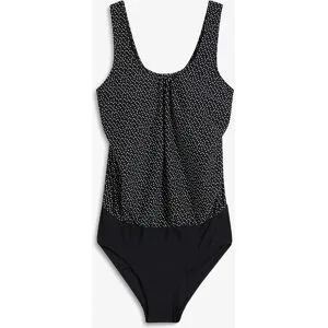 bonprix Badeanzug in Ballonformschwarz 50Damen