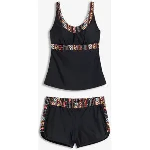 bonprix Tankini mit Badeshorts (2-tlg.Set)schwarz 46Damen
