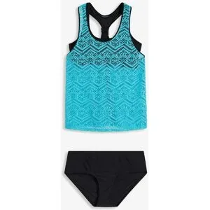 bonprix Tankini mit elastischer Spitze (2-tlg. Set)blau 50Damen