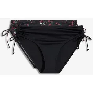 bonprix Bikini-Hose Packung, 2er, verschiedene Grössen, sportlicher Stil, 2er-Pack