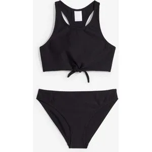 bonprix Bikini in strukturiertem Material (2-tlg.Set)schwarz 140Mädchen