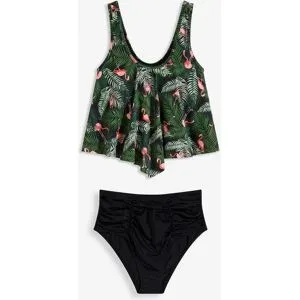 bonprix Tankini mit Highwaist-Bikinihose (2-tlg.Set)schwarz 38Damen