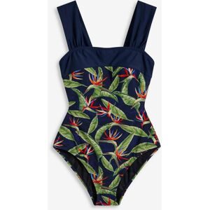 bonprix Medium Shape-Badeanzug mit breiten Trägernblau 44Damen