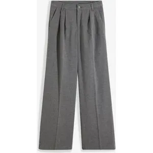 bonprix Weite Bundfaltenhosegrau 40Damen
