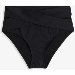 bonprix Light Shape-Bikinihose mit Wickel-Optikschwarz 36Damen