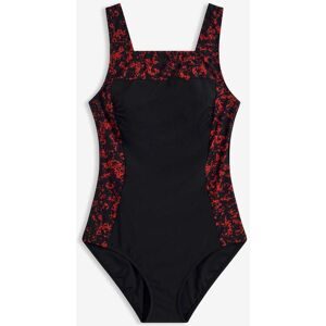 bonprix Medium Shape-Badeanzug mit eckigem Ausschnittschwarz 44Damen