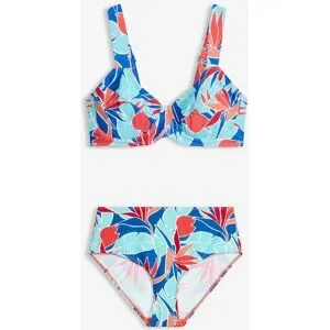 bonprix Minimizer-Bikini (2-tlg.Set) mit breiten Trägernblau 48Damen