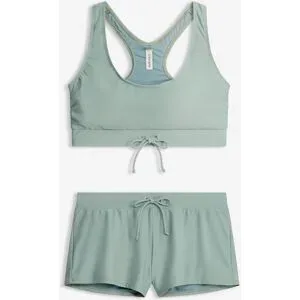 bonprix Bustier-Bikini (2-tlg.Set)grau 46Damen