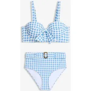 bonprix Bügel-Bikini mit Highwaist-Bikinihose (2-tlg.Set)blau 48Damen