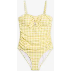 bonprix Bandeau-Badeanzug mit kleiner Schleifegelb 46Damen