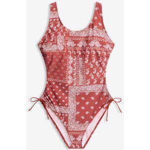 bonprix Light Shape-Badeanzug mit seitlicher Raffungrot 42Damen