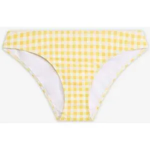 bonprix Bikinihose im kariertem Designweiß 40Damen