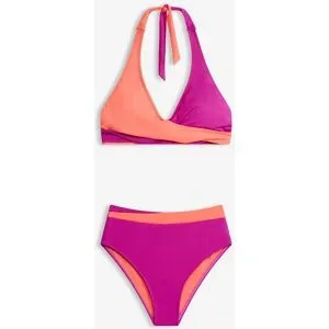 bonprix Neckholder-Bikini in Wickeloptik (2-tlg.Set)lila 38Damen