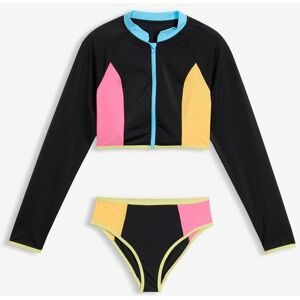 bonprix Langarm-Bikini (2-tlg.Set)schwarz 164Mädchen