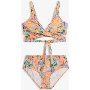 bonprix Bustier-Bikini in Wickeloptik (2-tlg.Set)rot 44Damen