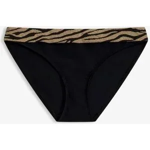 bonprix Bikinihose mit glänzendem Materialschwarz 42Damen