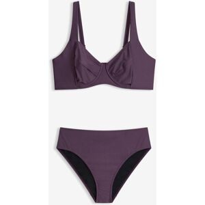 bonprix Minimizer-Bikini mit Light Shape-Highwaist Bikinihose (2-tlg. Set)lila 52Damen