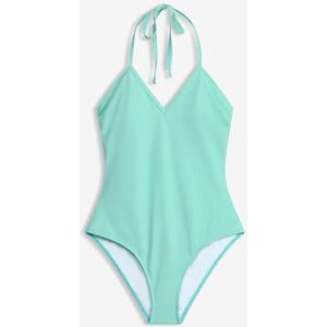 bonprix Neckholder-Badeanzug im Nacken zum Bindengrün 36Damen