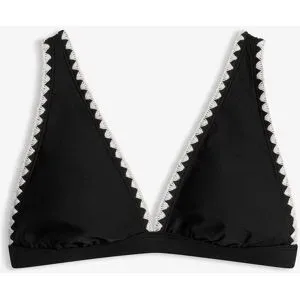 bonprix Triangel-Bikinioberteilschwarz 46Damen