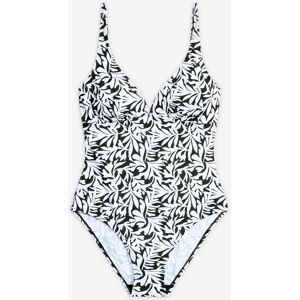 bonprix Light Shape-Badeanzug mit V-Ausschnittschwarz 40Damen