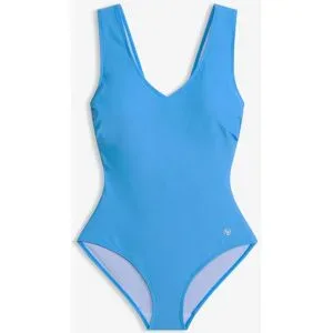 bonprix Medium Shape-Badeanzug mit V-Ausschnittblau 46Damen
