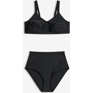 bonprix Bedeckender Bikini schnelltrocknend (2-tlg.Set)schwarz 56Damen