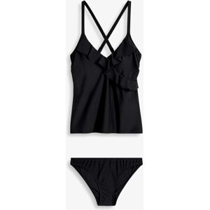 bonprix Tankini (2-tlg.Set) mit Volantsschwarz 42Damen
