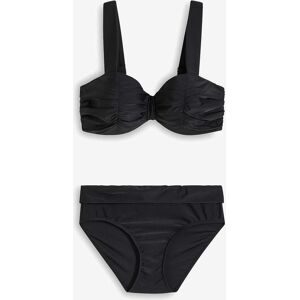 bonprix Balconette-Bikini mit gepolsterten Trägern (2-tlg. Set)schwarz 38Damen