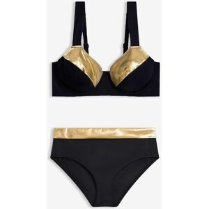 bonprix Minimizer-Bikini (2-tlg.Set)schwarz 42Damen