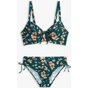 bonprix Minimizer-Bikini mit Bindebändern (2-tlg.Set)petrol 44Damen