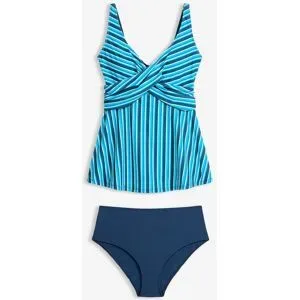 bonprix Tankini mit Wickeloptik (2-tlg.Set)blau 46Damen