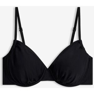 bonprix Bügel-Bikinioberteil mit seitlicher Raffungschwarz 70Damen