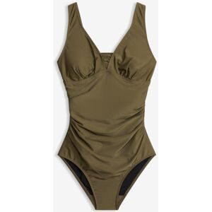 bonprix Medium Shape-Badeanzug mit breiten Trägerngrün 56Damen