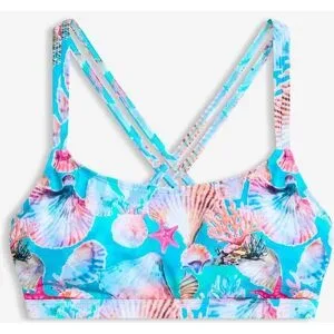 bonprix Bustier-Bikinioberteil mit gekreuzten Trägernbunt 46Damen